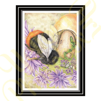 ‘Bumbles Bee’ - Print From Original Artwork - Wall Décor