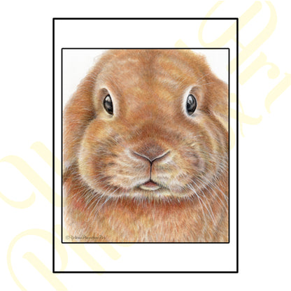 'Bunny' - Art Print from Original Artwork - Wall Décor