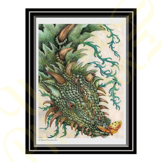 ‘Dragon Butterfly’ - Print From Original Artwork - Wall Décor