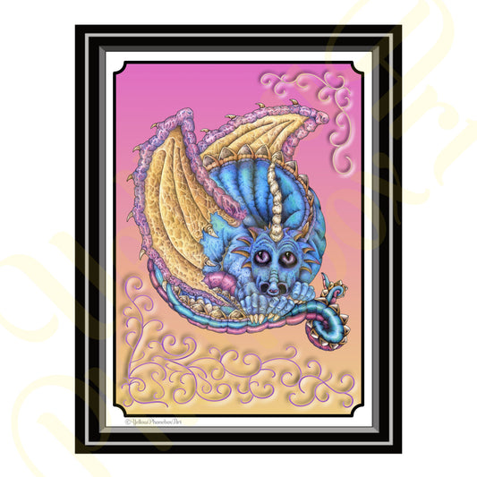 ‘Dragon Daydreams’ - Print From Original Artwork - Wall Décor