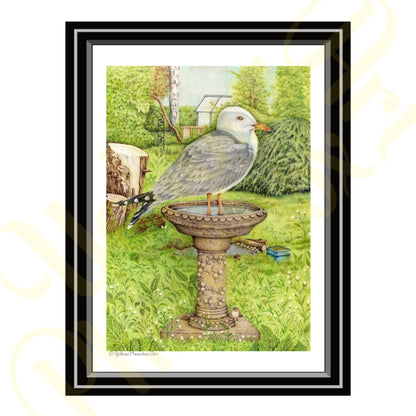 ‘I Am A Seabird! This Is My Domain!’ - Print From Original Artwork - Wall Décor