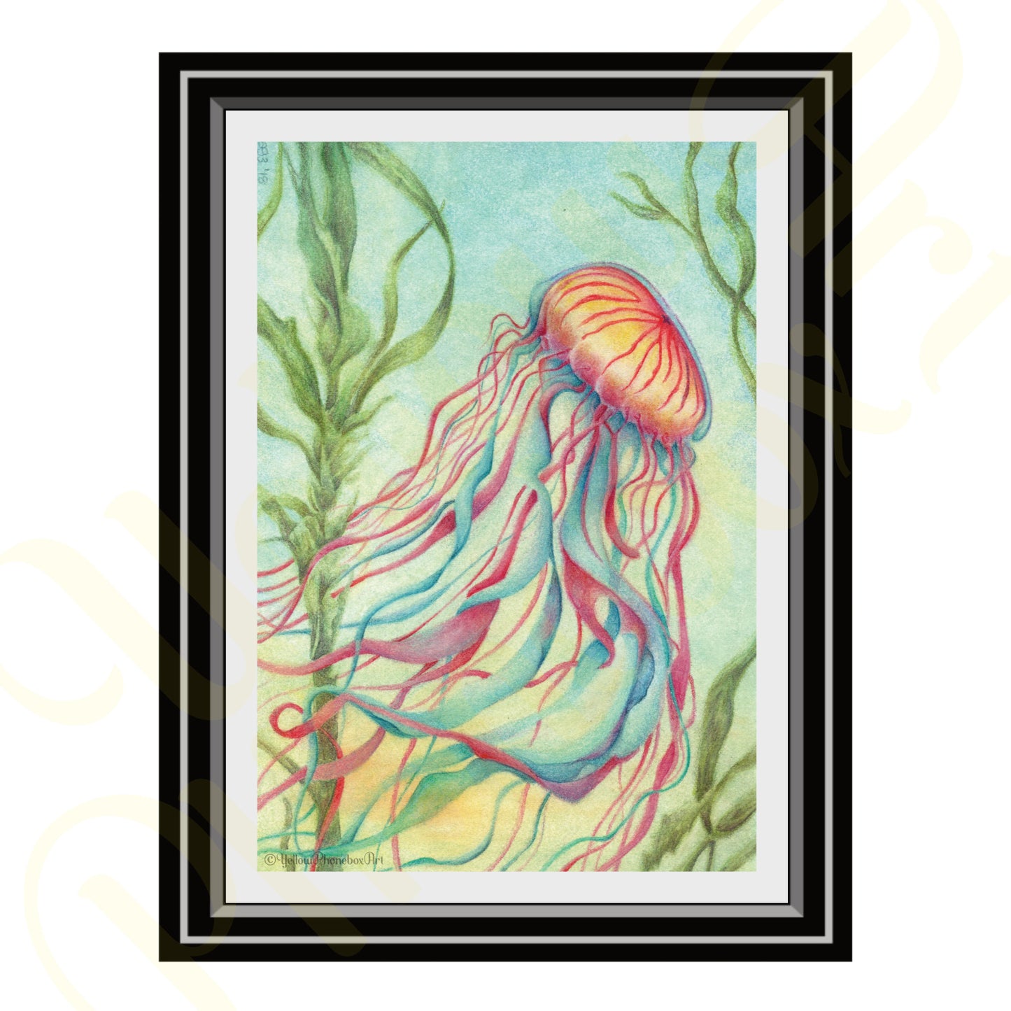 ‘Jellyfish’ - Print From Original Artwork - Wall Décor