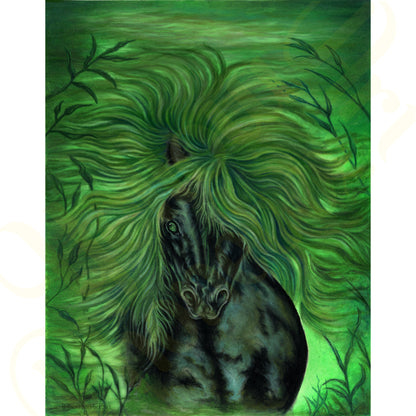 ‘Kelpie Of The Green Loch’ - Print From Original Artwork - Wall Décor