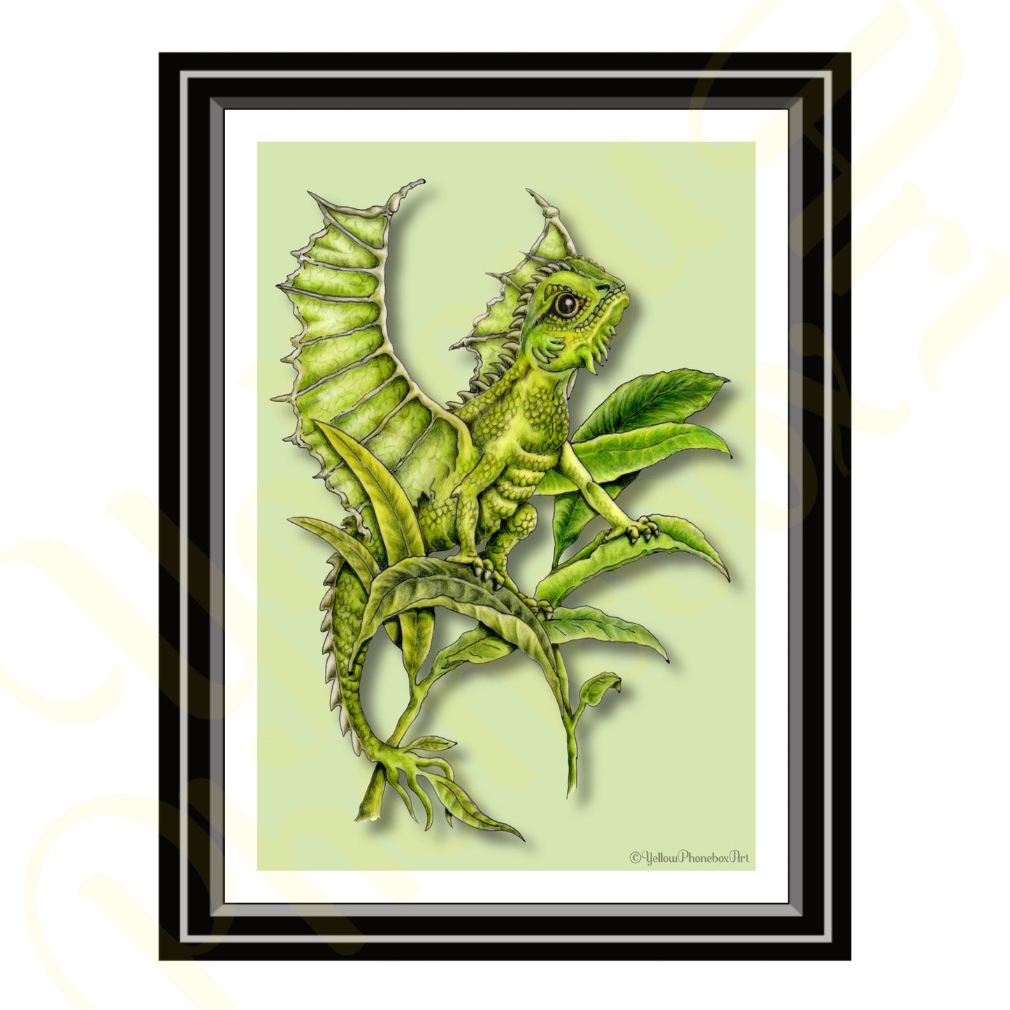 ‘Leaf Dragonlet’ - Print From Original Artwork - Wall Décor