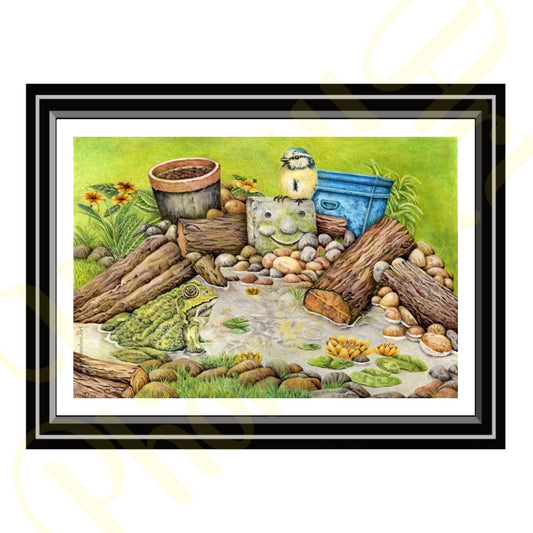 ‘Pondlife’ - Print From Original Artwork - Wall Décor