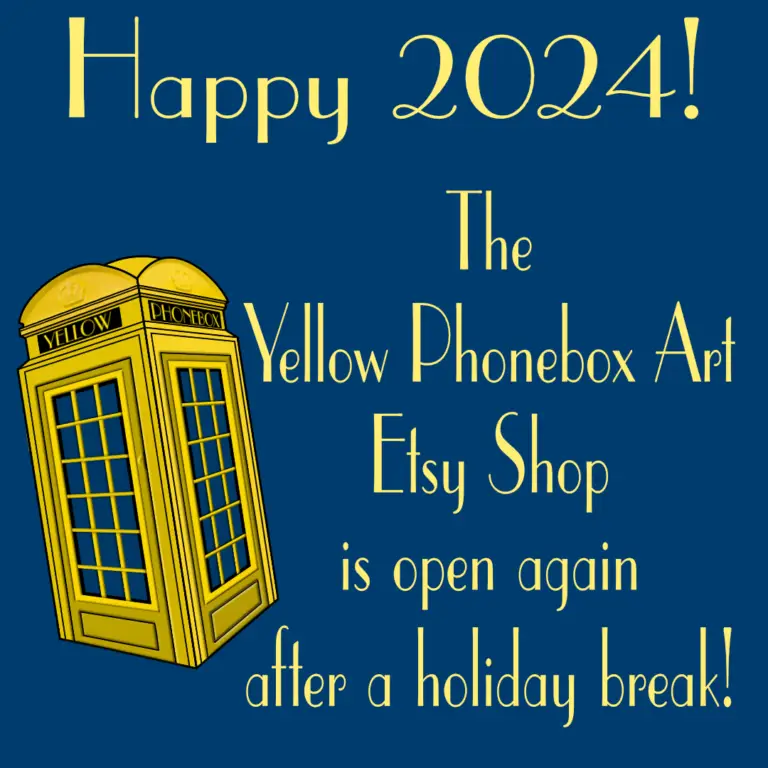 Happy New Year Etsy Shop has re-opened